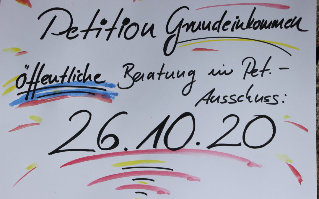 Anhörung im Bundestag am 26.10.20